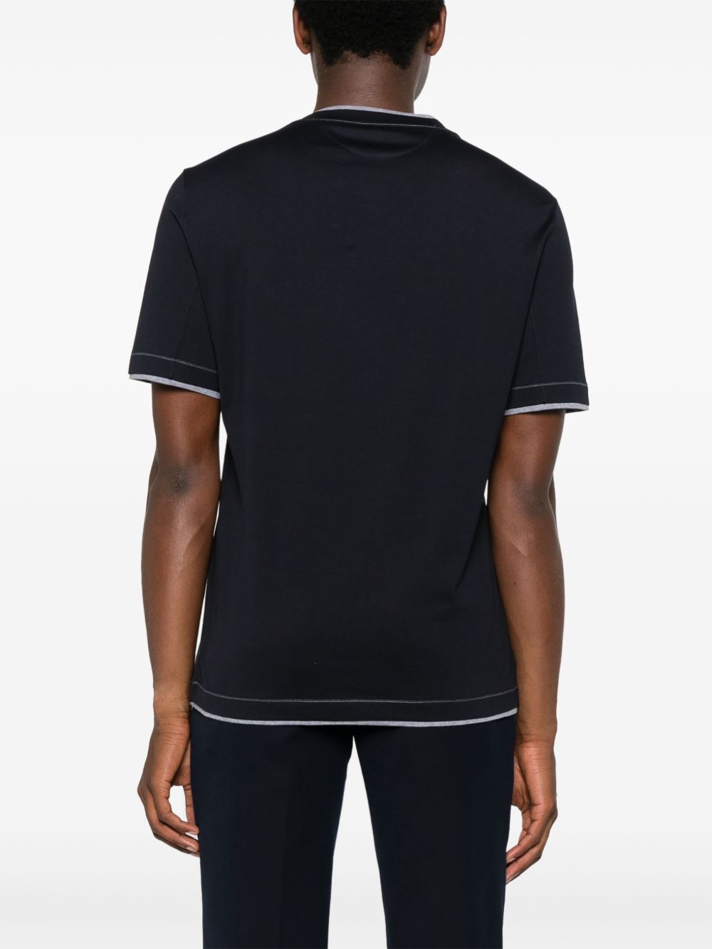 Brunello Brunello CucinelliロゴコットンTシャツ - Image 7