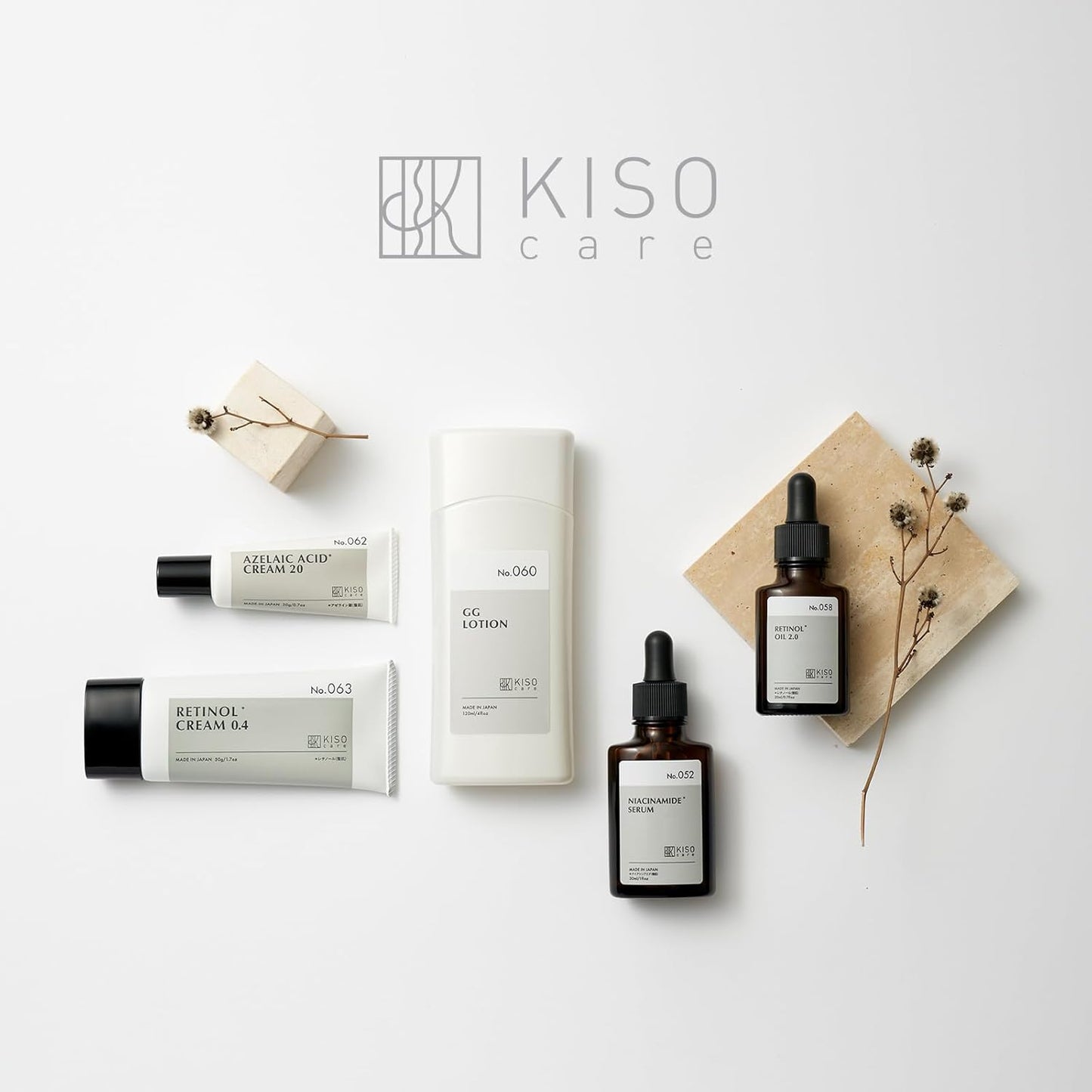 KisoCare Azelaic Acid 20% Cream Hyaluronic Acid x Squalane x CICA Balancing Cream AZ2 0.7 oz (20 g)