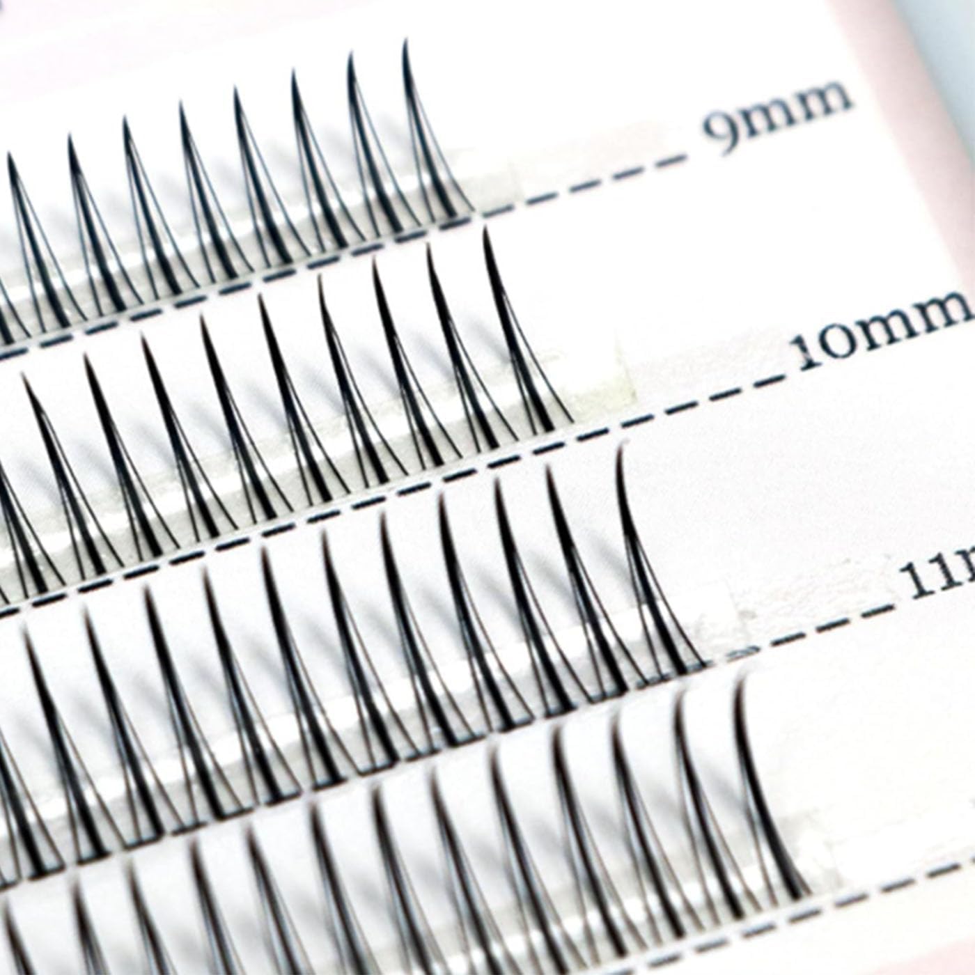 DIY Eye Makeup Top Eyelashes, Popular, Easy, Top Eyelashes, Self, Natural, Partial False Eyelashes, 0.4 - 0.5 inches (9 - 12 mm)