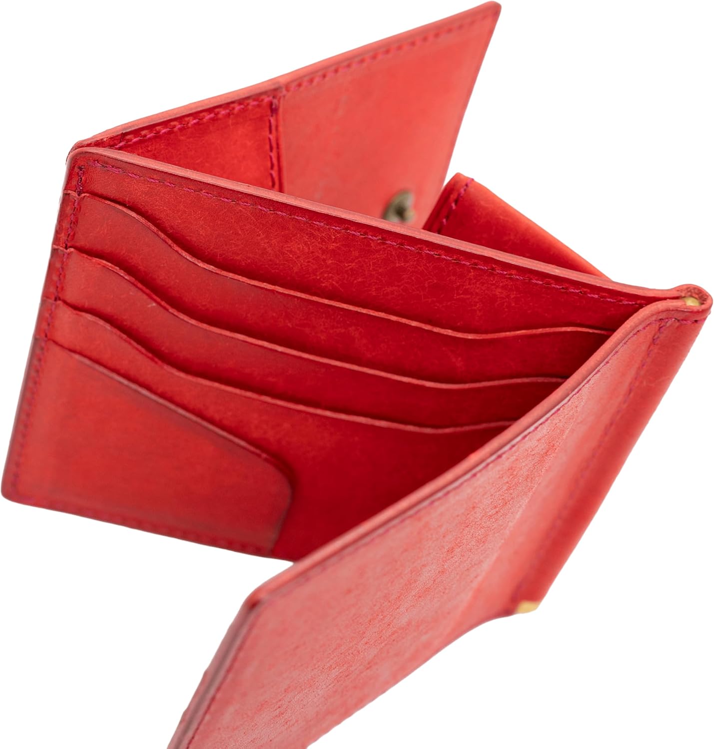 Hiz Factory Fermare Pueblo Genuine Leather Money Clip with Coin Purse Made in Japan Artisan Handmade, Publo