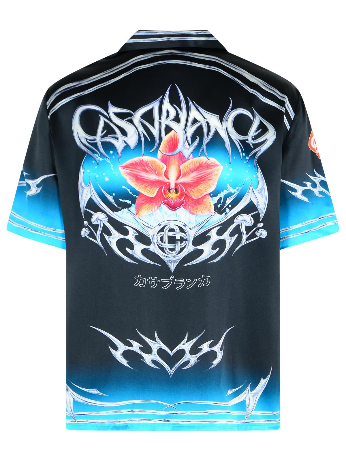 Casablanca カサブランカブラックシルクシャツ - Image 7