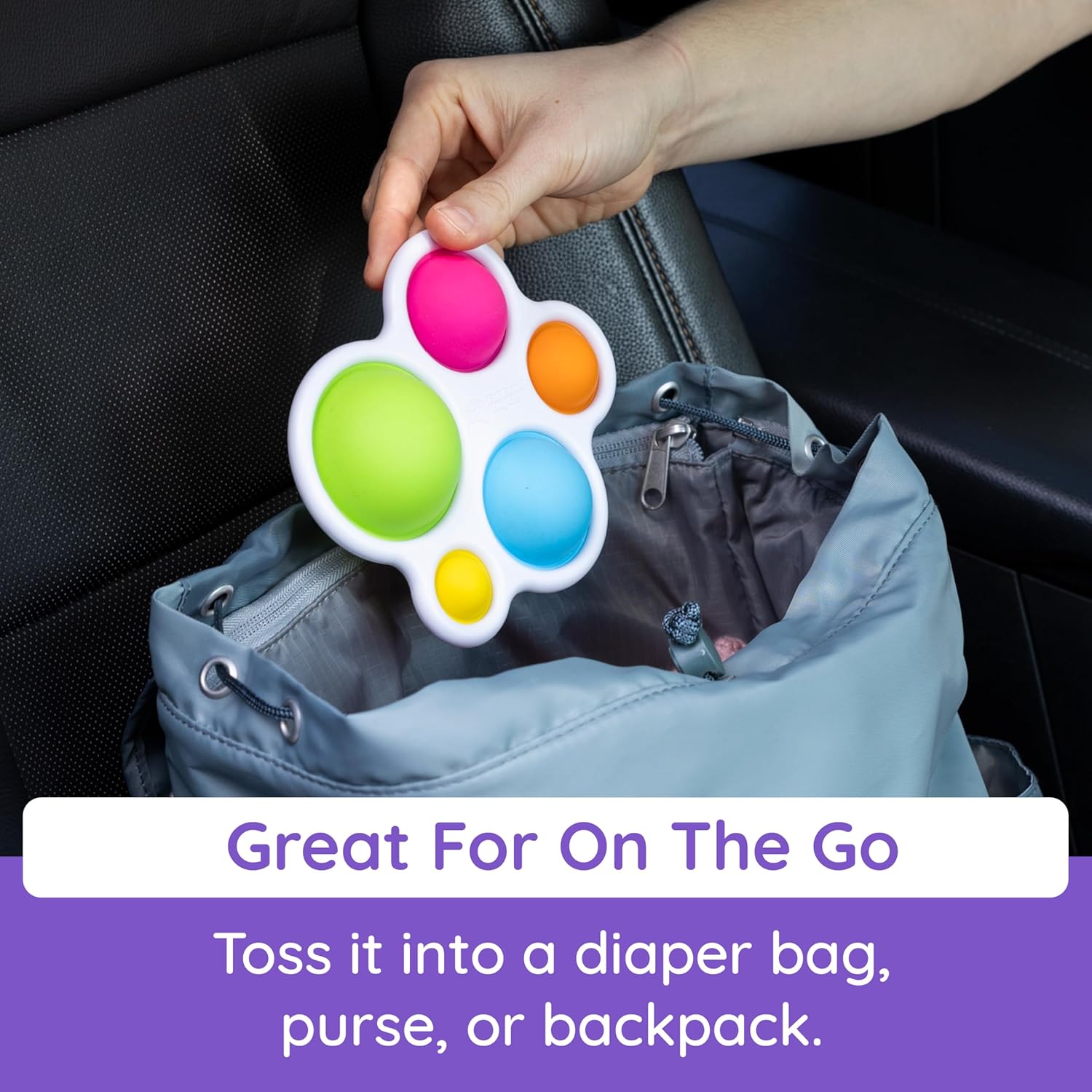 ファットブレイン(Fat Brain Toys) 赤ちゃんおもちゃ 1個 ディンプル 指先知育 【正規品】 FA192-1