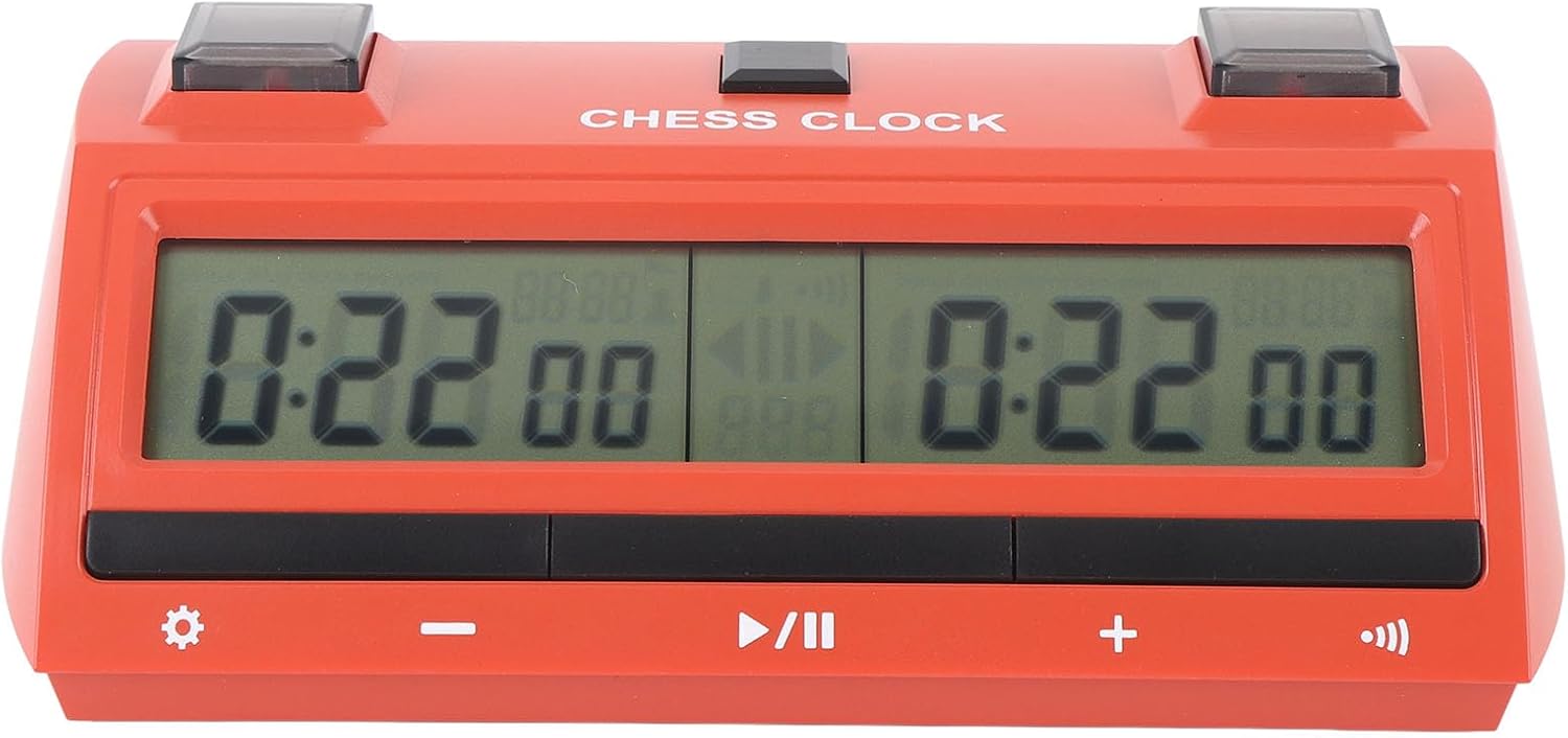 Professional Digital Chess Clock Timer Portable Tournament Large Screen Game Timer Board for Game
