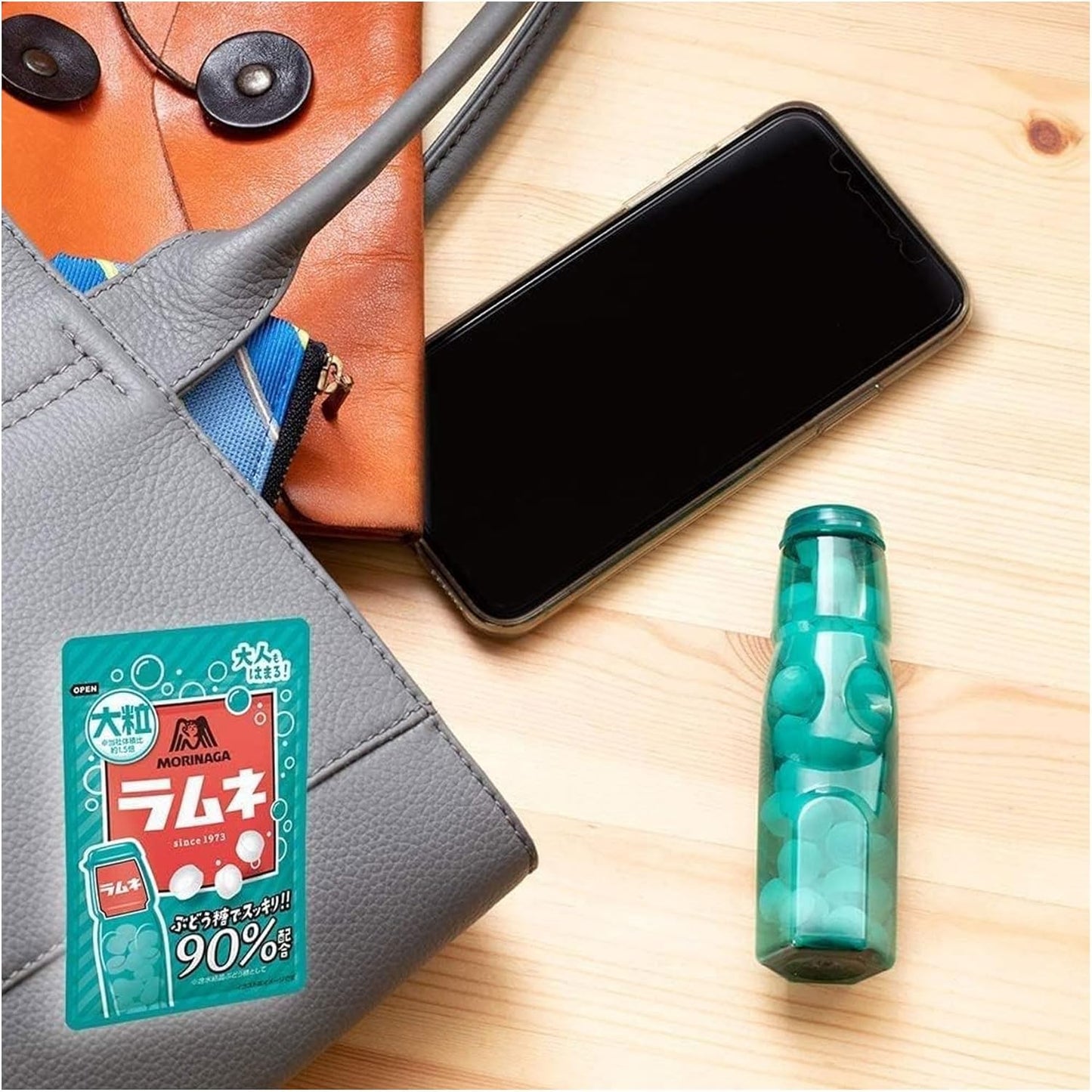 【Exclusive】Morinaga & Co., Ltd. Large Grain Ramune 15 Pack