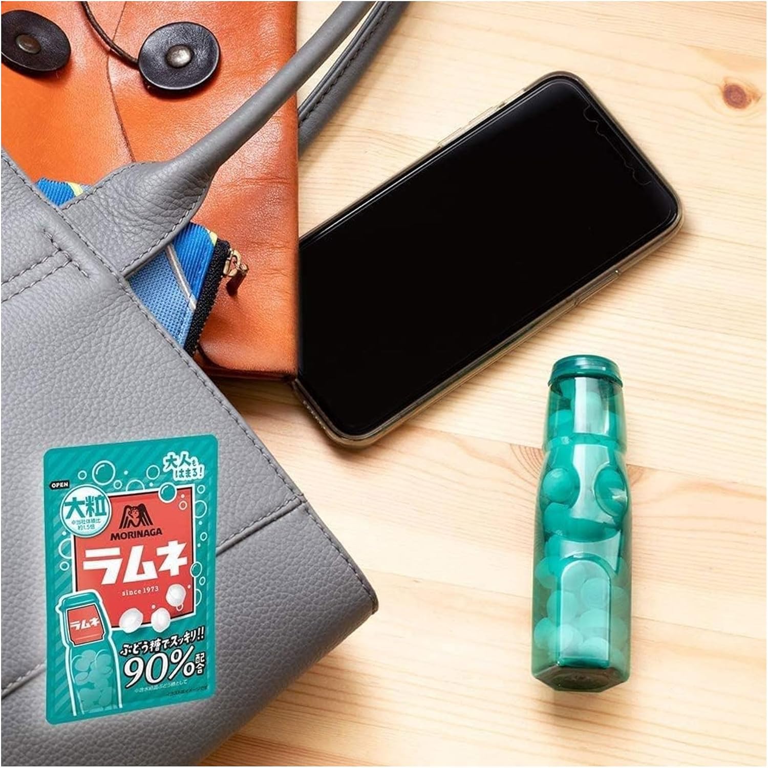 【Exclusive】Morinaga & Co., Ltd. Large Grain Ramune 15 Pack