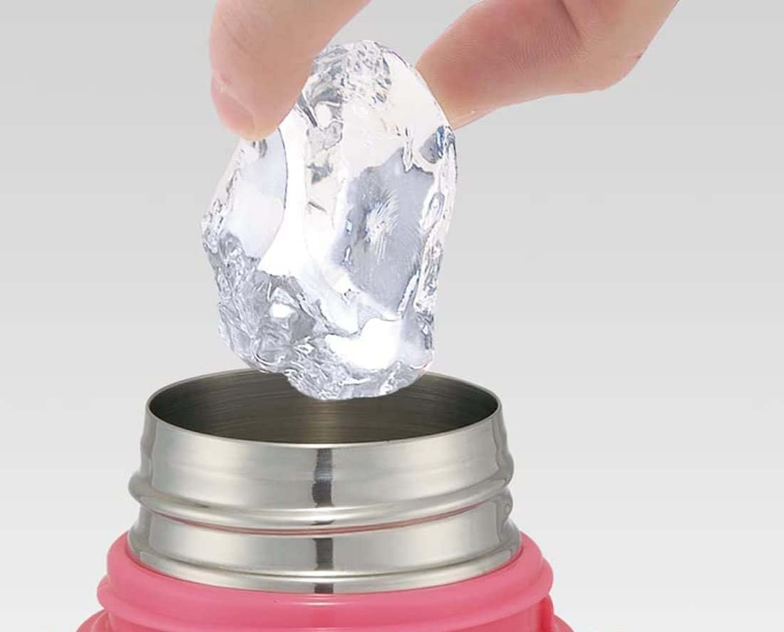 Skater SKCP3-A Children's Stainless Steel Water Bottle, 2-Way Drinking Straw, 14.1 fl oz (410 ml), Cup Drinking, 11.8 fl oz (350 ml), Kitty, Fashionable Girl, Kid-friendly Lightweight, Girls, Hot and