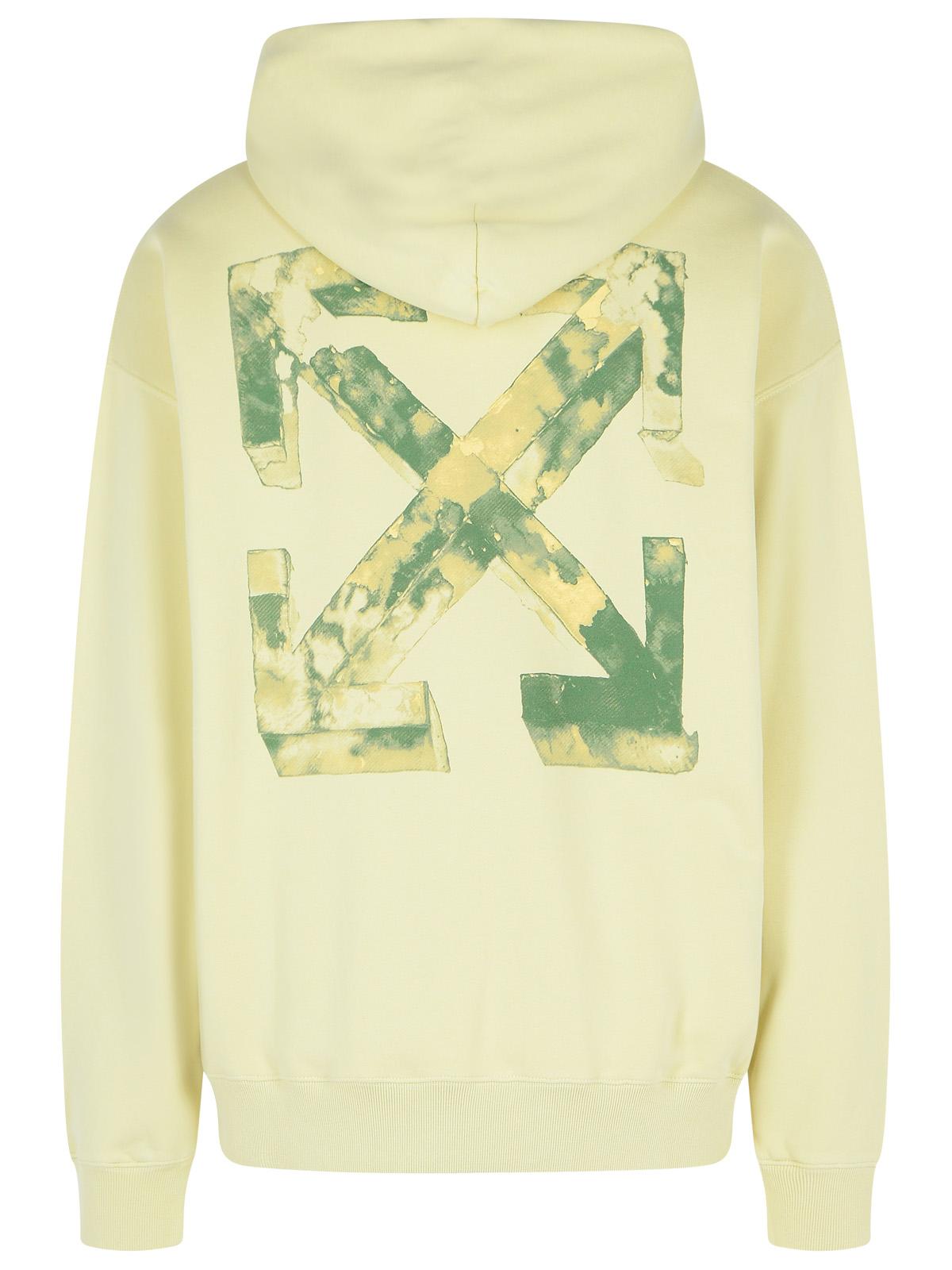 Off Off White 'Cloudy Arrow' Ivory Cotton Sweatshirt - Image 7