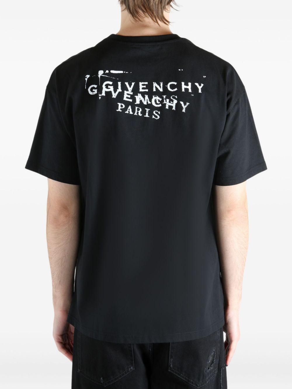 Givenchy ジバンシィ ロゴ コットン T シャツ - Image 7
