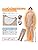 Camel Camel Organic Cotton, Cold Protection, Underwear, Men's, Long Sleeve, Made in Japan, Genuine Supima Cotton Towel with Handkerchief, For Men, Warm, Sensitive Skin, Fall & Winter, Cold Protection,