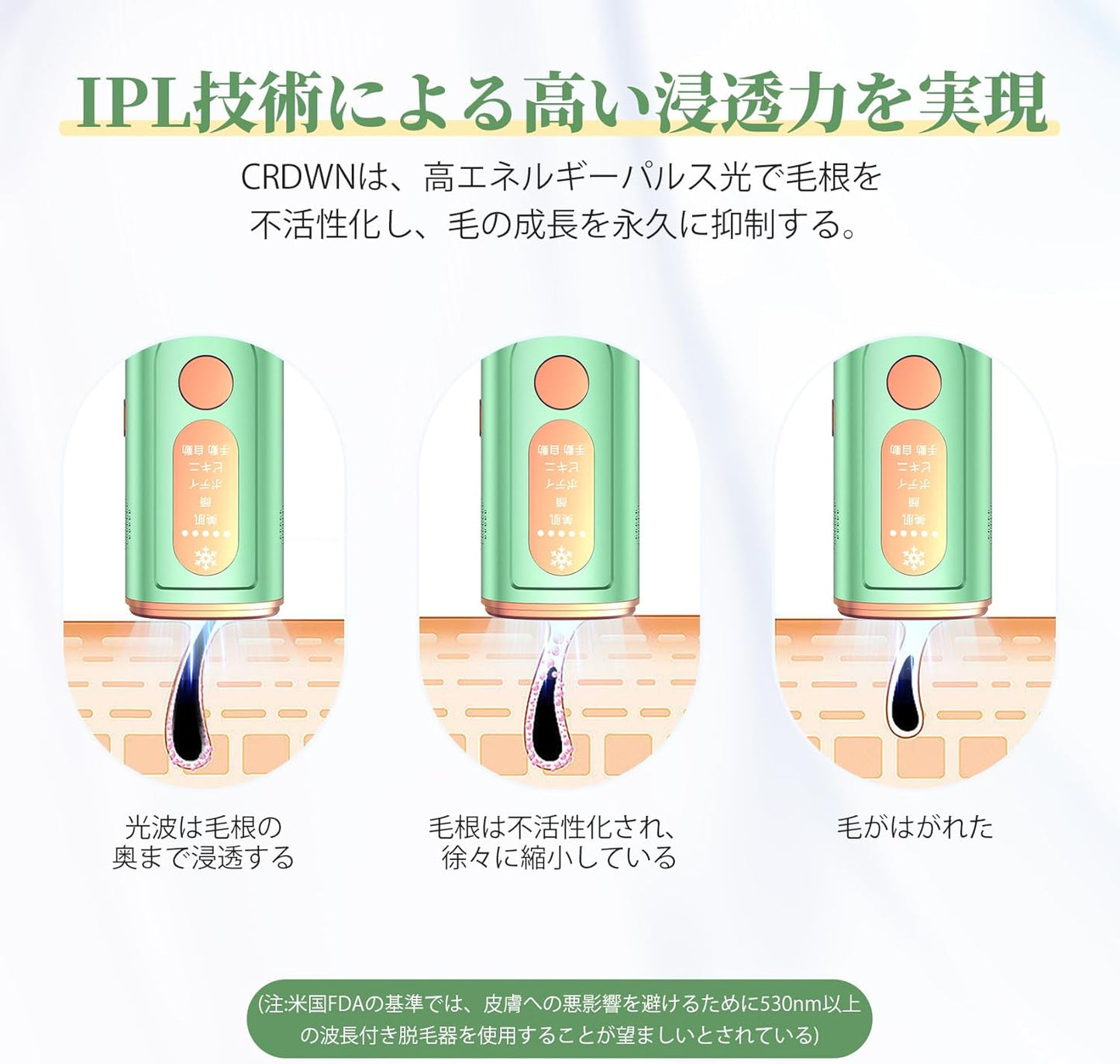 2023 Industry Optical Epilator, Men's, Women's, Manual/Automatic Mode, 5 Level Adjustment, Unlimited Number of Irradiation, Cooling Function, Cooling for Arms, Arms, Legs, Fingers, VIO, and More