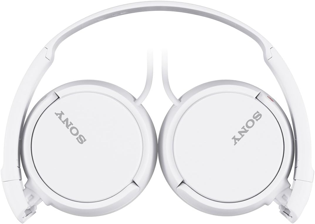 Sony MDR-ZX110 Headphones: Sealed Foldable White MDR-ZX110 W