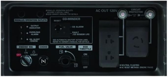 ホンダ EU3000IS1AN 3000ワット 120ボルト インバーター発電機 CO-MINDER - 49-State 664270