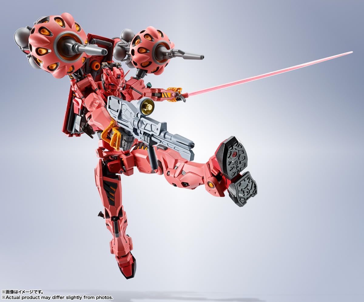 TAMASHII NATIONS METAL ROBOT Spirits, Mobile Suit Gundam GQuuuuuuuX (Reading: Siegax), Red Gundam, Approx. 6.1 inches (155 mm), ABS & Die Cast & PVC Pre-painted Action Figure