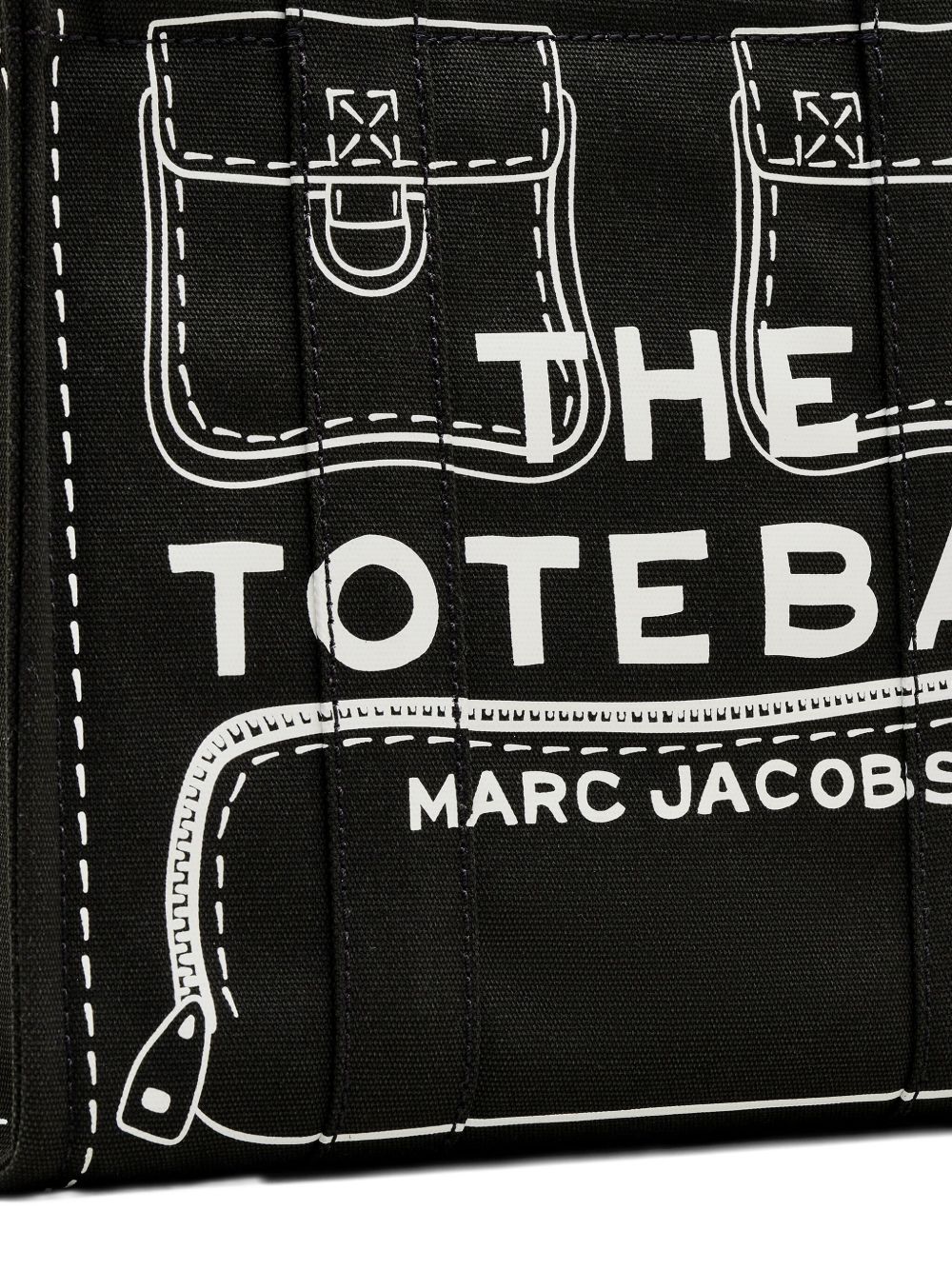 Marc マークジェイコブスミディアムトートコットントートバッグ - Image 7
