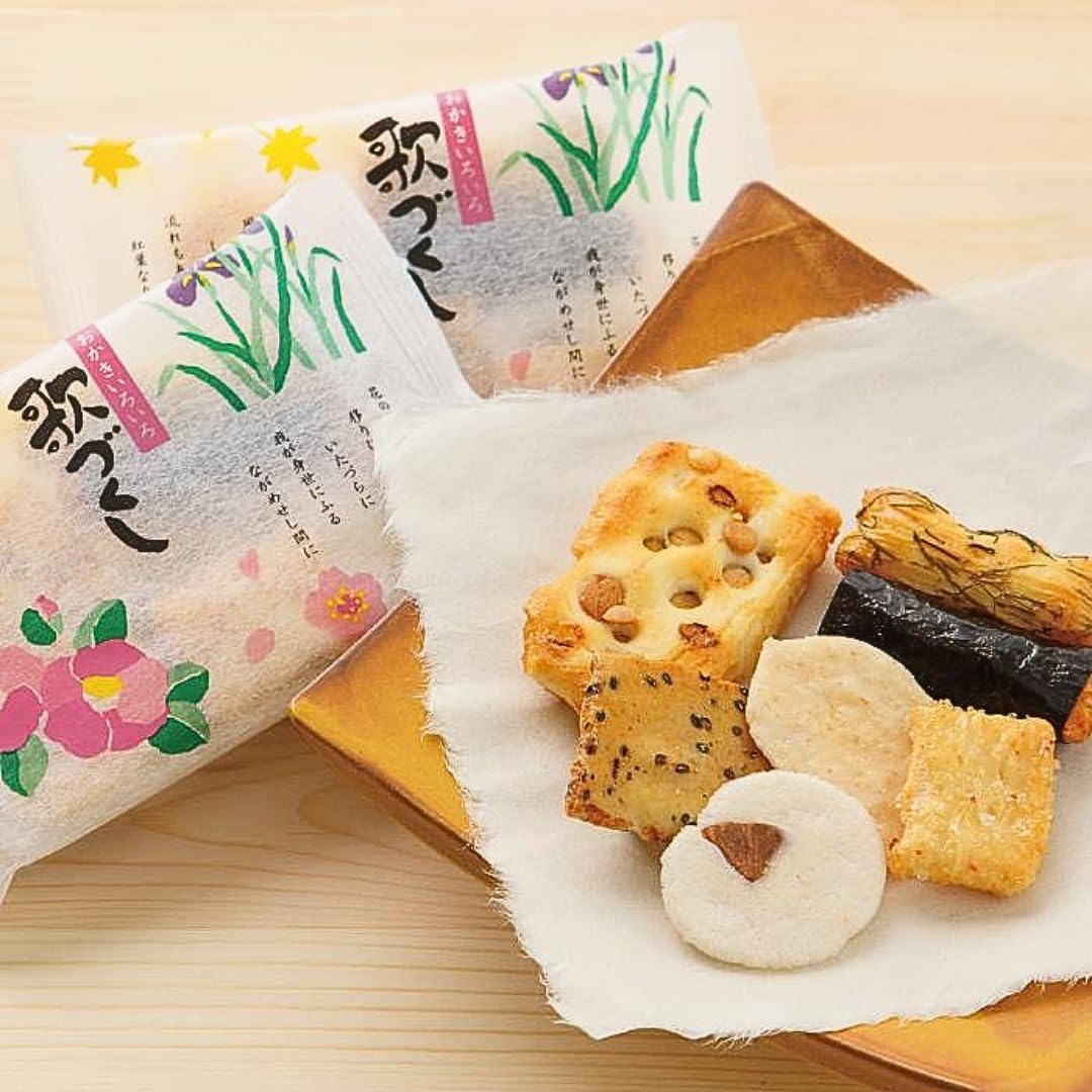 Sasaraya Songzukushi, Set of 10 Bags, Hidesuya Confectionery, Assorted Gift, Toyama (10 Bags)