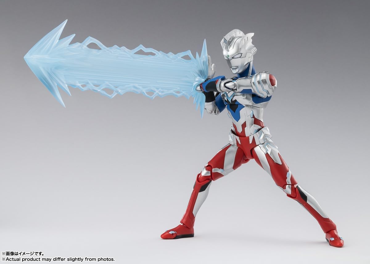 TAMASHII NATIONS S.H. Figuarts Ultraman Z Ultraman Zett Alpha Edge (Ultraman New Generation Stars Ver.), Approx. 5.9 inches (150 mm), PVC & ABS Pre-painted Action Figure