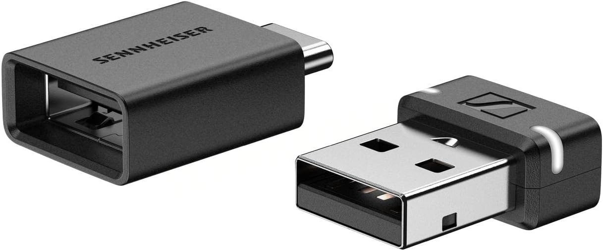[Set] Sennheiser Wireless Headphones ACCENTUM Wireless White + Bluetooth Transmitter BTD 600 USB Adapter