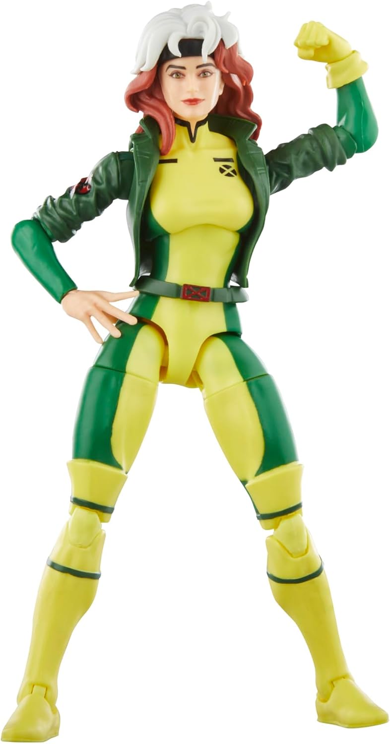Hasbro Marvel Legends Series Marvel Rogue, X-Men '97 Collectible 6" (15cm) Action Figure, Marvel Legends Action Figure F6546 Authentic