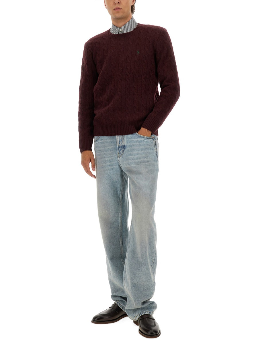 Polo ポロラルフローレンウールとカシミアケーブルニットセーター - Image 7