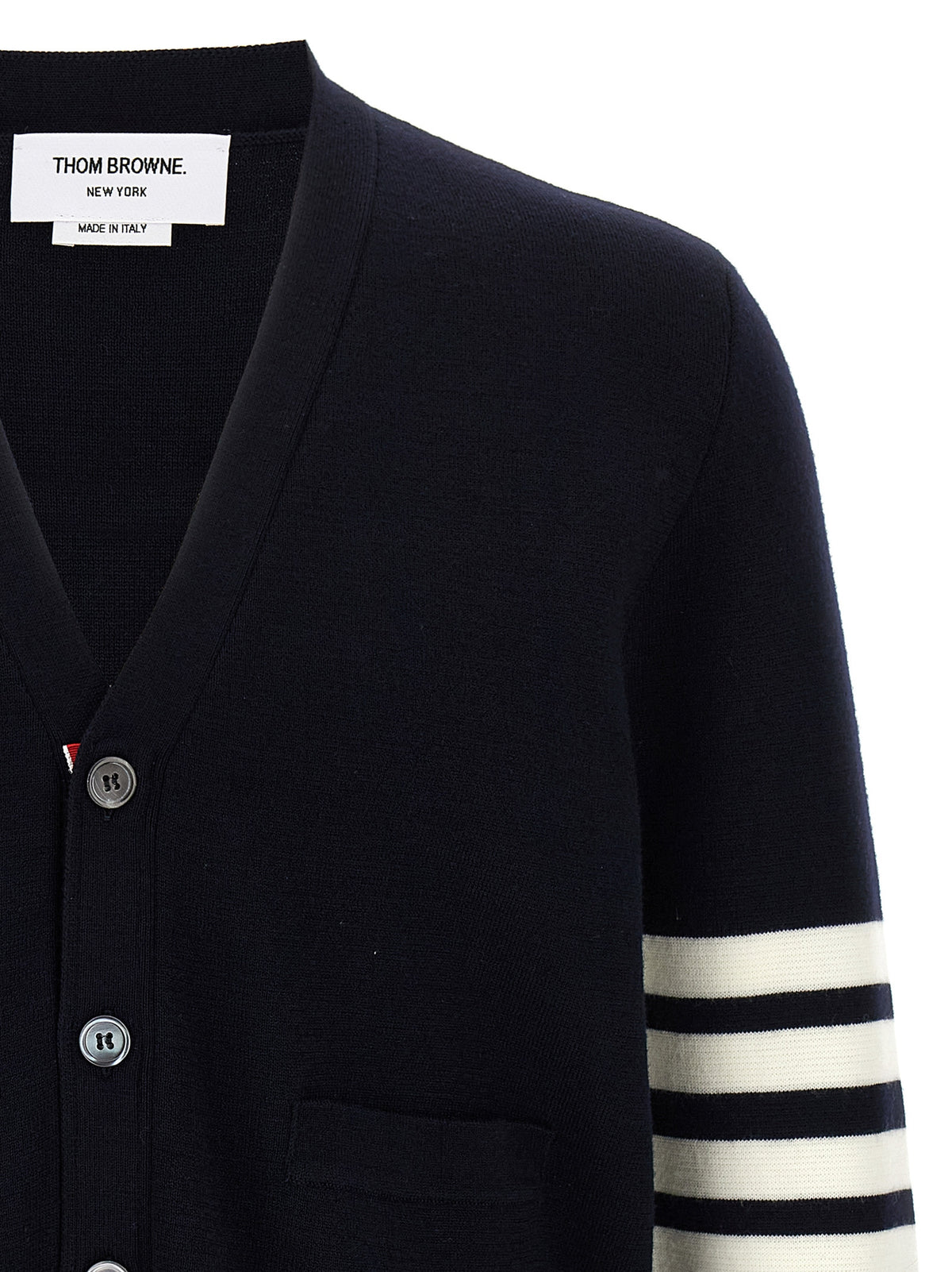 Thom Thom Browne '4 Bar' Wool Cardigan - Image 7