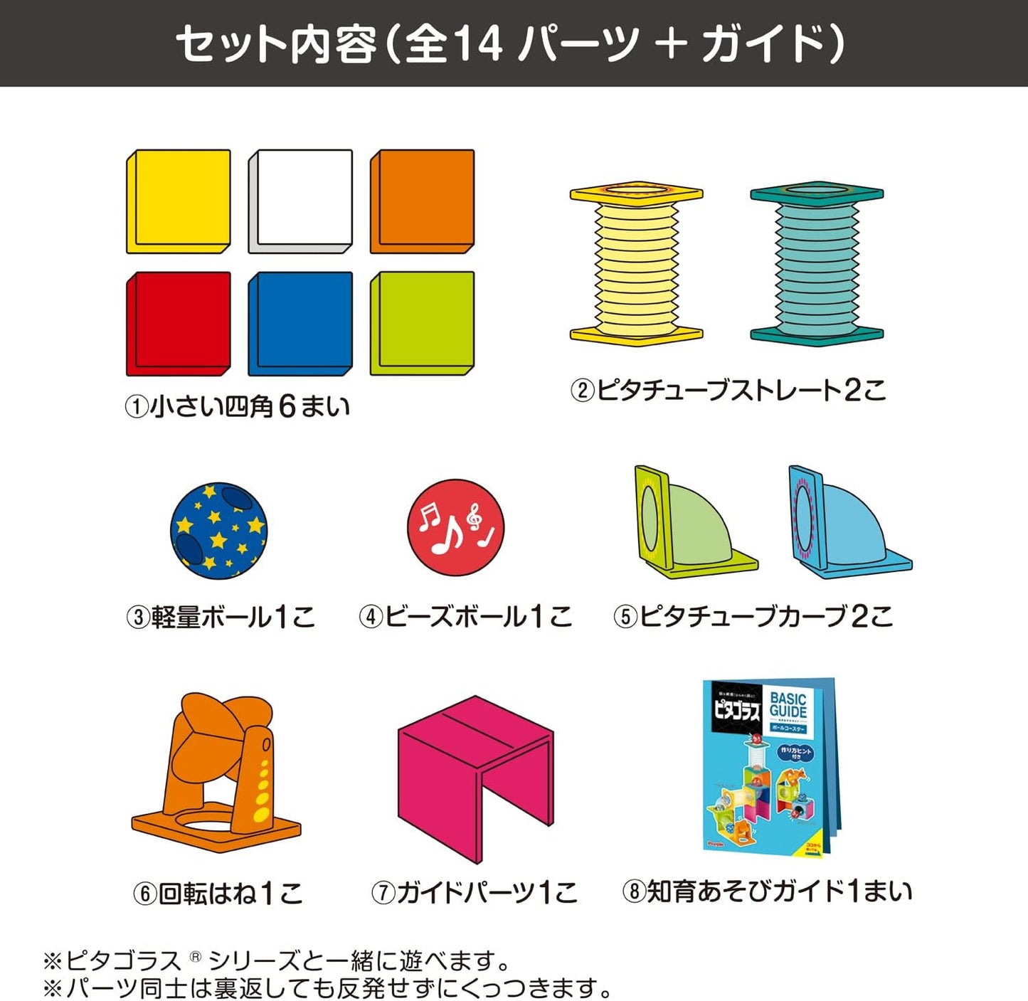 People Pythagoras Educational Ball Coaster [1.5 years] Can Be Played, Assembled, Develops Inspiration PGS-131-2023