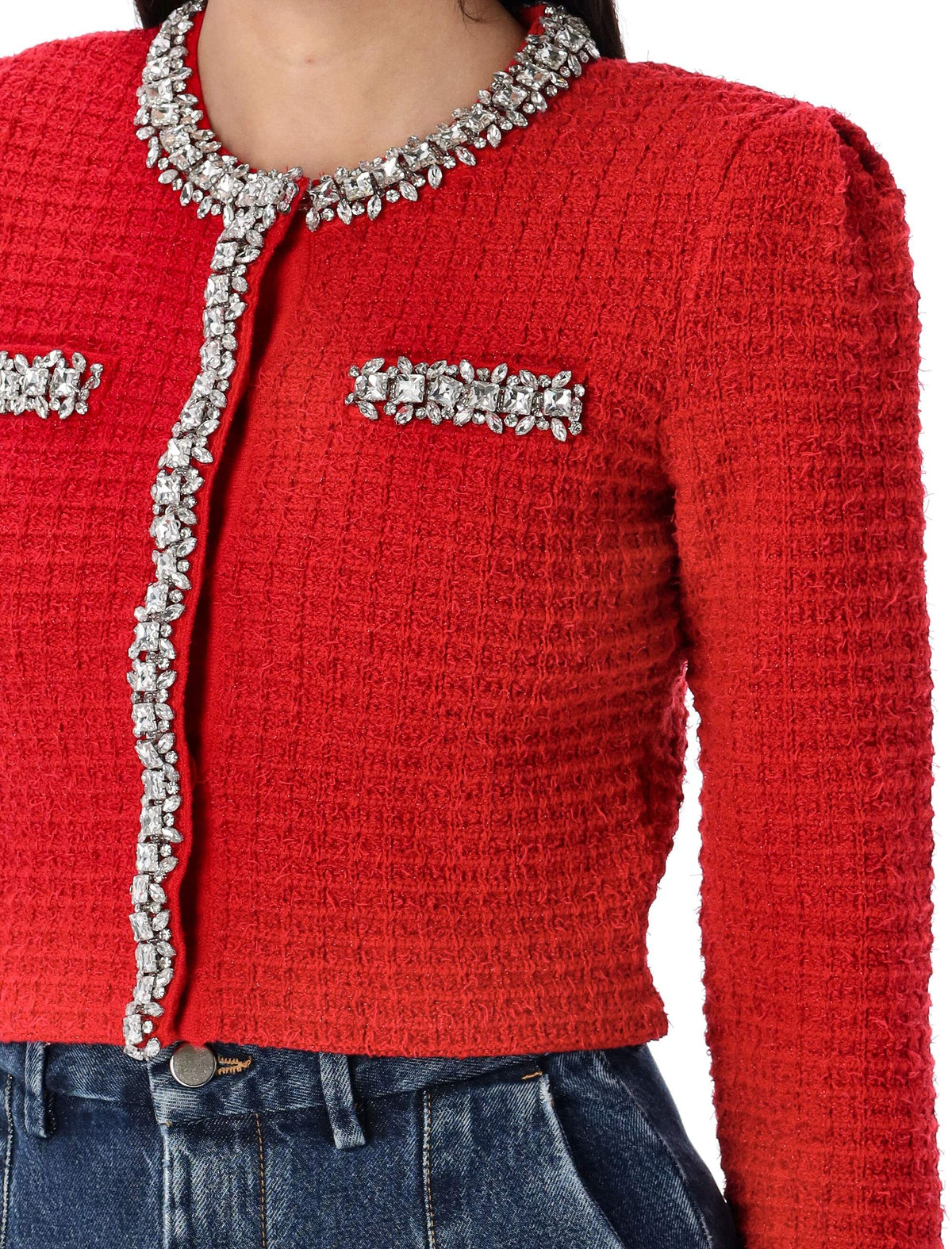 Self セルフポートレートセーターレッド - Image 7