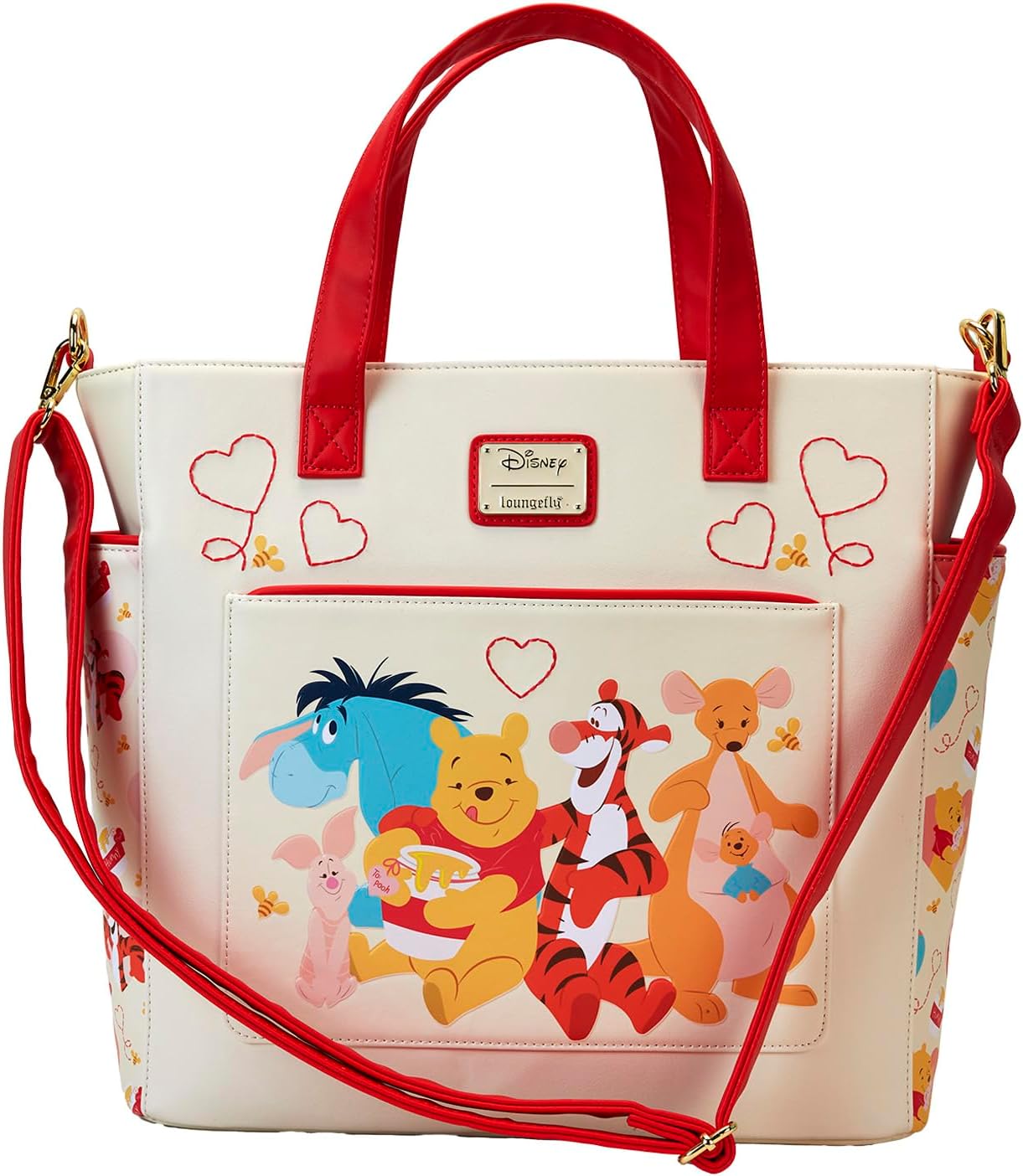 Funko Loungefly Disney Winnie The Pooh Convertible Tote Bag Backpack