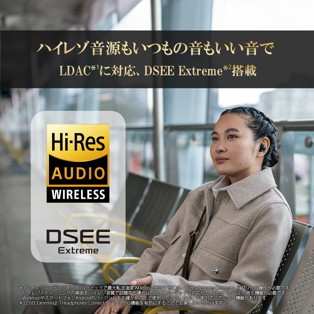 Sony WF-1000XM5 Wireless Noise Cancelling Earbuds, Fully Wireless, Overwhelming Noise Cancelling Performance, Small and Lightweight Design, High Performance Microphone Call Quality, Built-in Amazon
