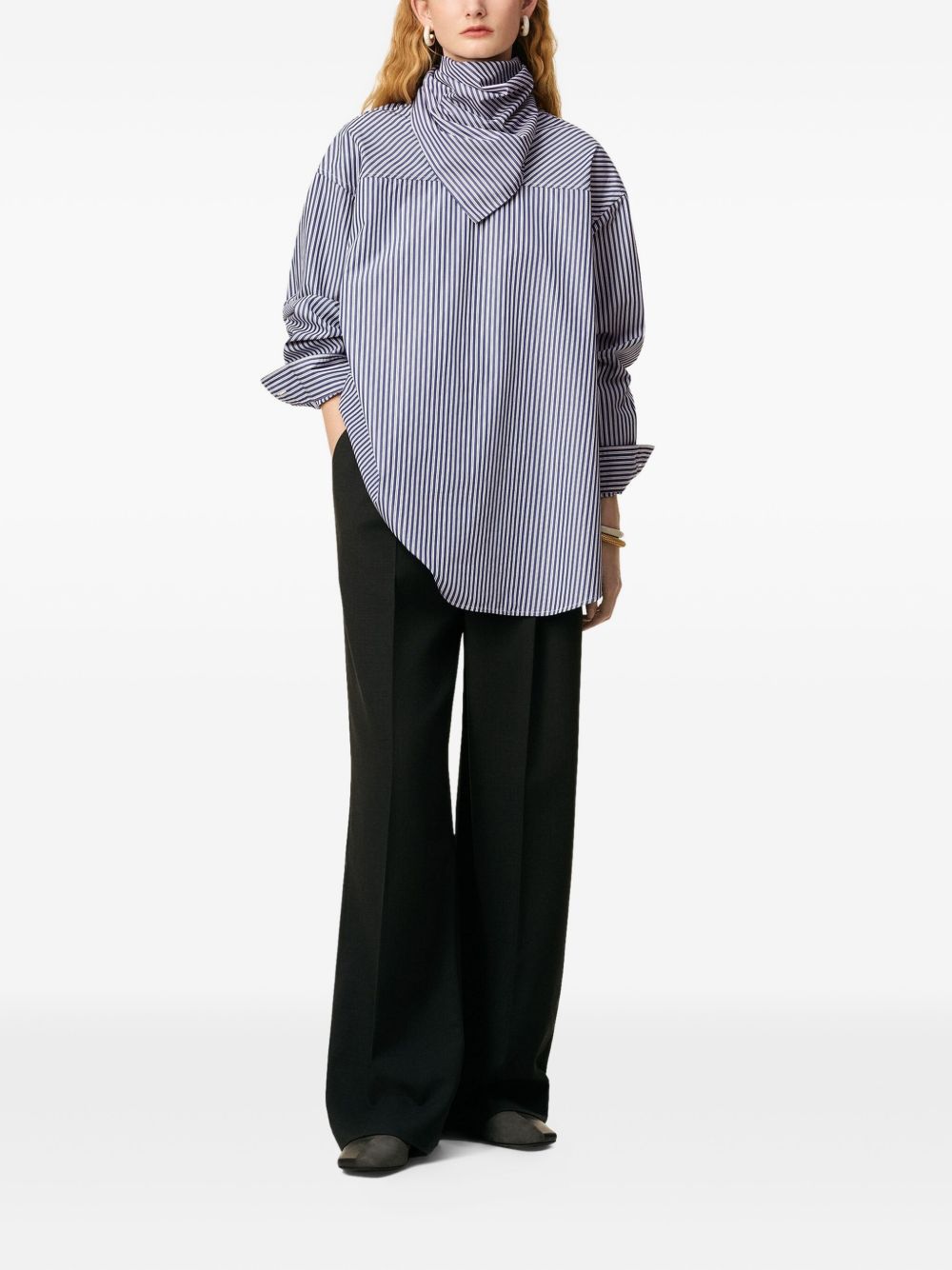 Ami Paris アミパリバンダナコットンシャツ - Image 7