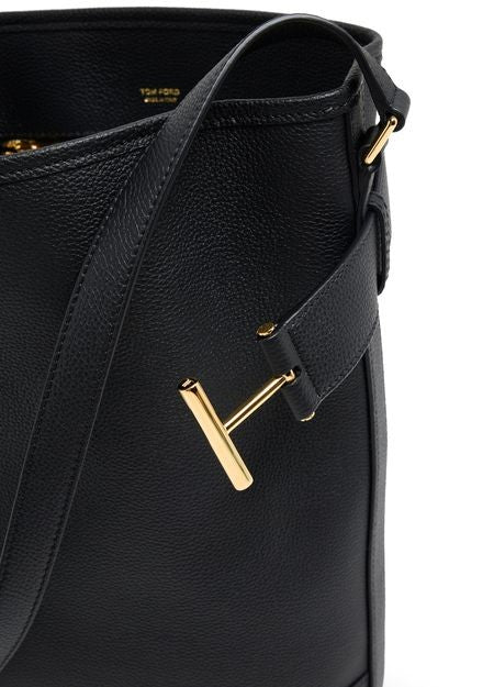 TOM FORD グレインレザー ミディアム バケットバッグ - Image 7