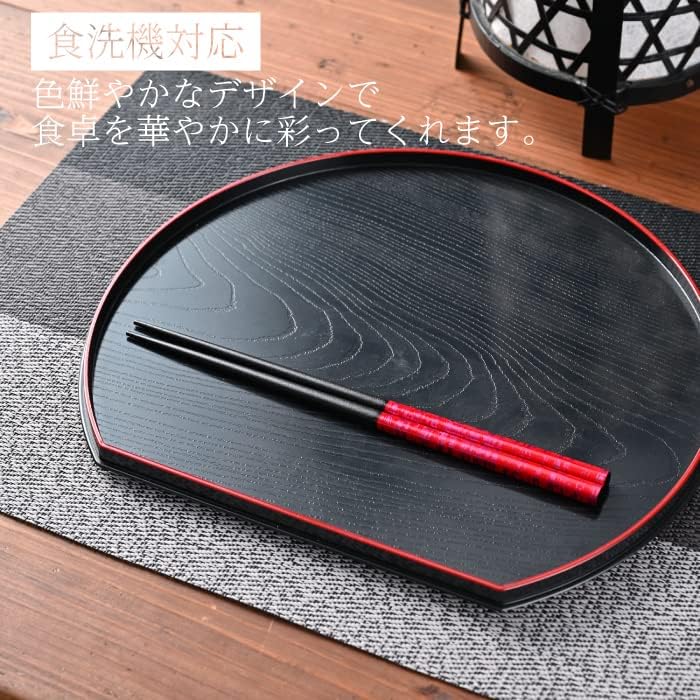 Manufactured in our own factory in Obama, Fukui Prefecture [Ohashi Factory] Dishwasher Safe, Painted Chopsticks, Kasuri Dye, 5-piece Set / Chopsticks, Antibacterial, Dishwasher Safe, Wakasa Paint