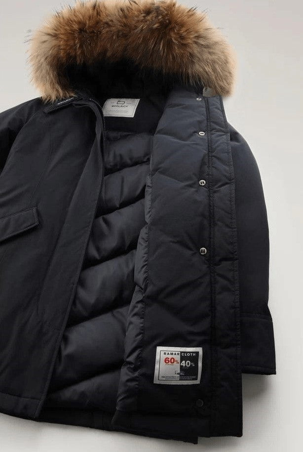 Woolrich ウールリッチパーカアークティックレディースコットンブルー/ネイビーダーク - Image 7