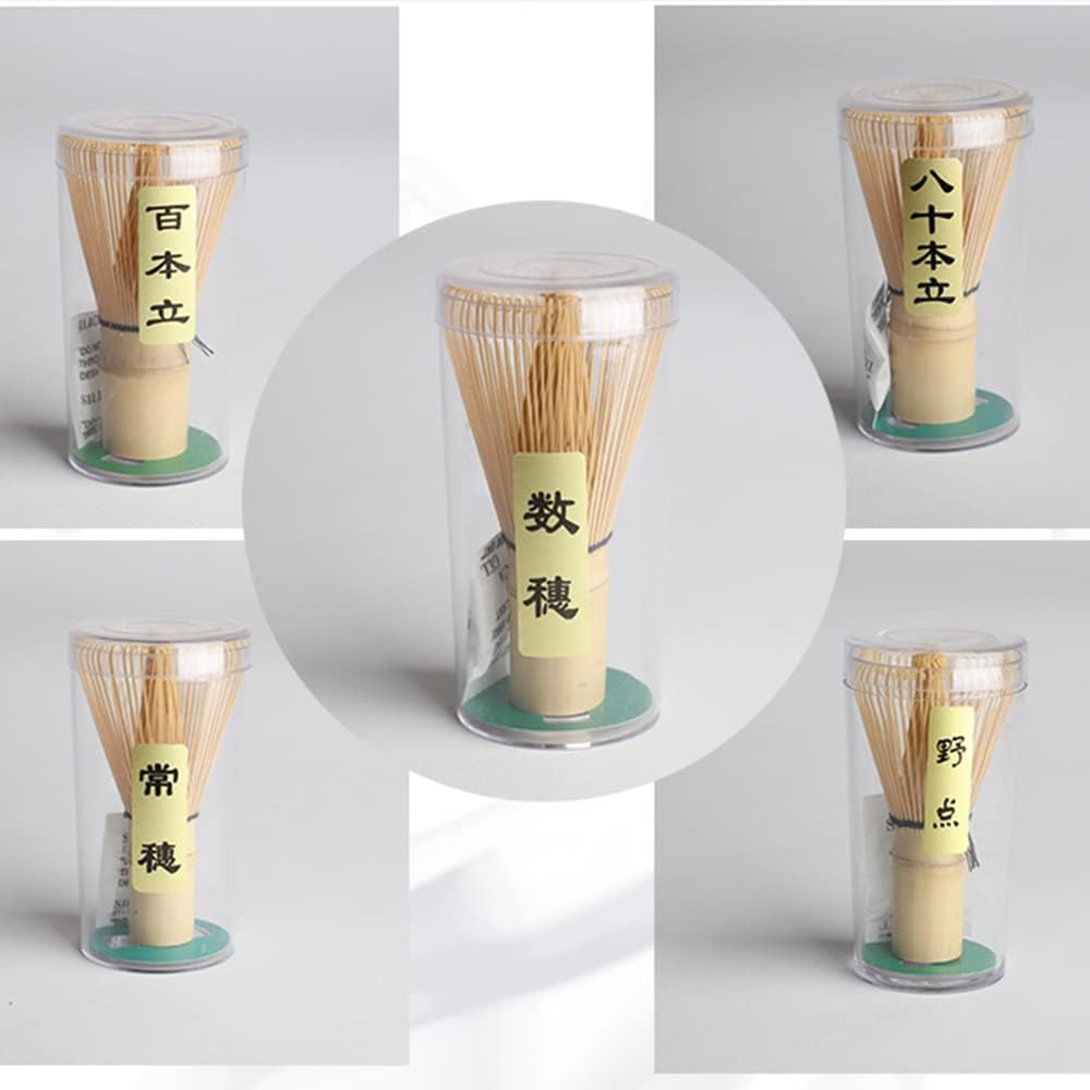 Tea Utensil Hyakuhontachi Tea Strainer Bamboo Matcha Powder Frothing Tool Tea Ceremony Traditional Craft 100-Piece Set (Hyakuhontachi 1PCS)