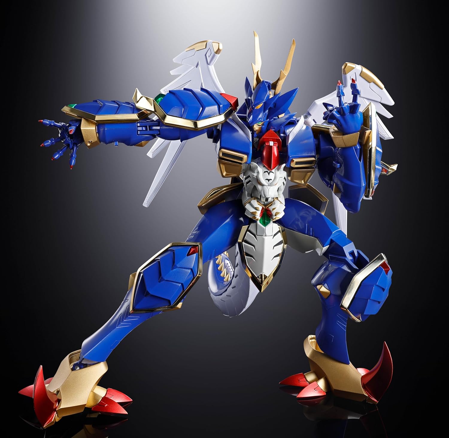 Tamashi Nations Soul of Chogokin Super Robot War OG GX-119 Ryuu-Oh, Approx. 8.3 inches (210 mm) & 7.9 inches (200 mm) Diecast, ABS & PVC Pre-painted Action Figure