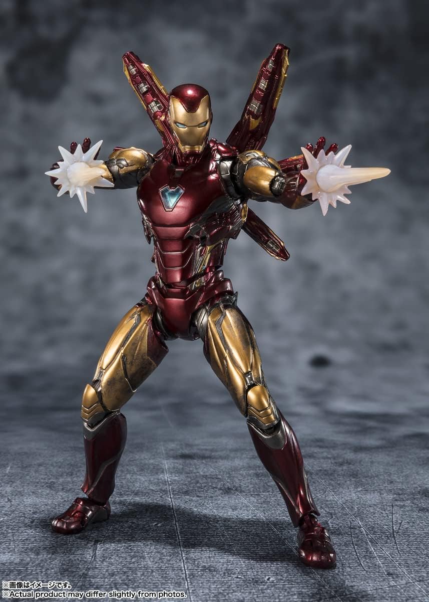 BANDAI SPIRITS S.H. Figuarts Avengers End Game Iron Man Mark 85 - FIVE YEARS LATER ~ 2023 EDITION - (THE INFINITY SAGA) Approx. 6.3 inches (160 mm), PVC & ABS, Pre-painted Action Figure