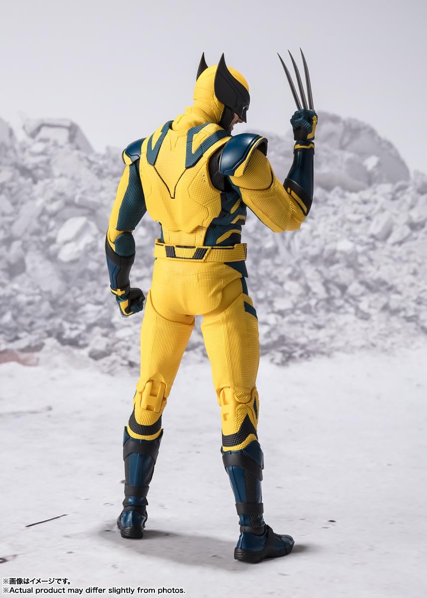 BANDAI SPIRITS S.H. Figuarts Wolverine (Deadpool & Wolverine), Approx. 6.1 inches (155 mm), PVC & ABS, Pre-painted Action Figure