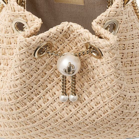 JIMMY CHOO Bon Bon raffia bag - Image 7