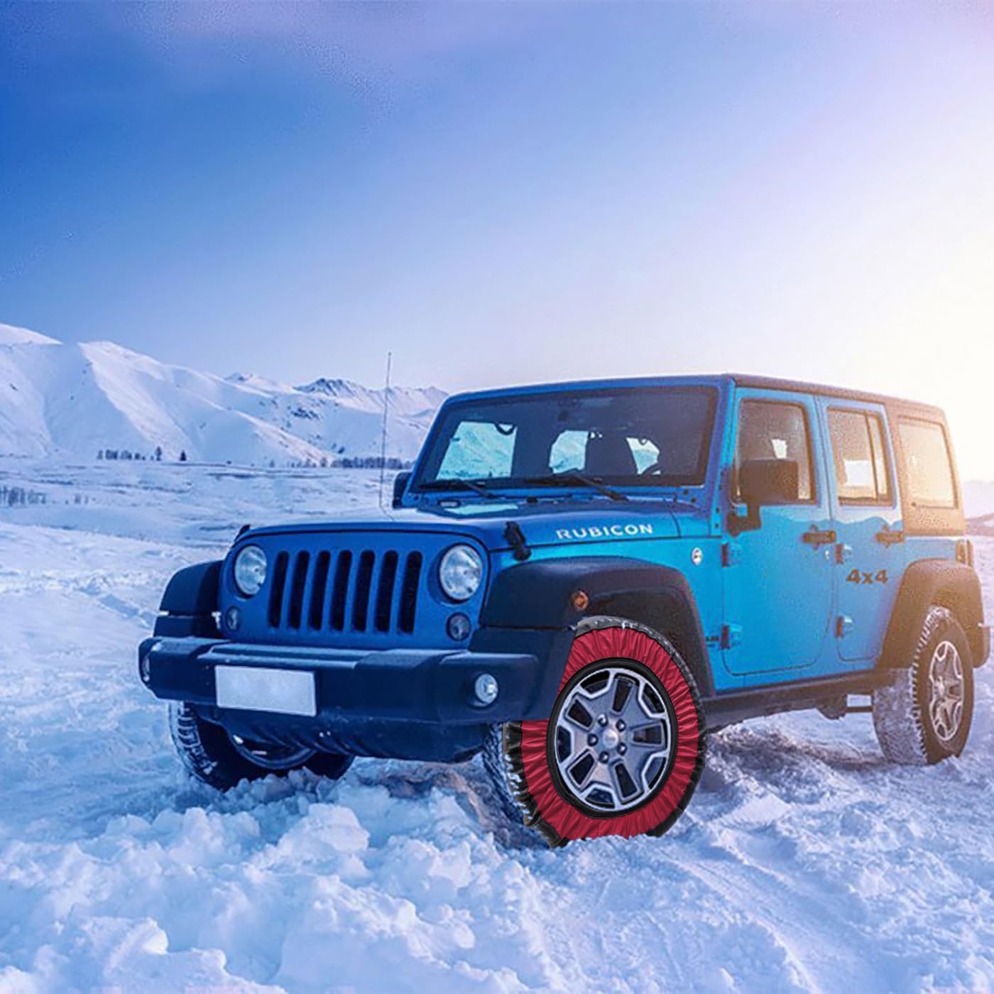 Chenyang Kosen KE78 Non-Metallic Tire Chain, Cloth Snow Chain, Easy Installation, Light Vehicles, Low Vibration, Low Noise, Does Not Damage Tires, Chain Regulations, Winter Snow Properties, No Jack Up