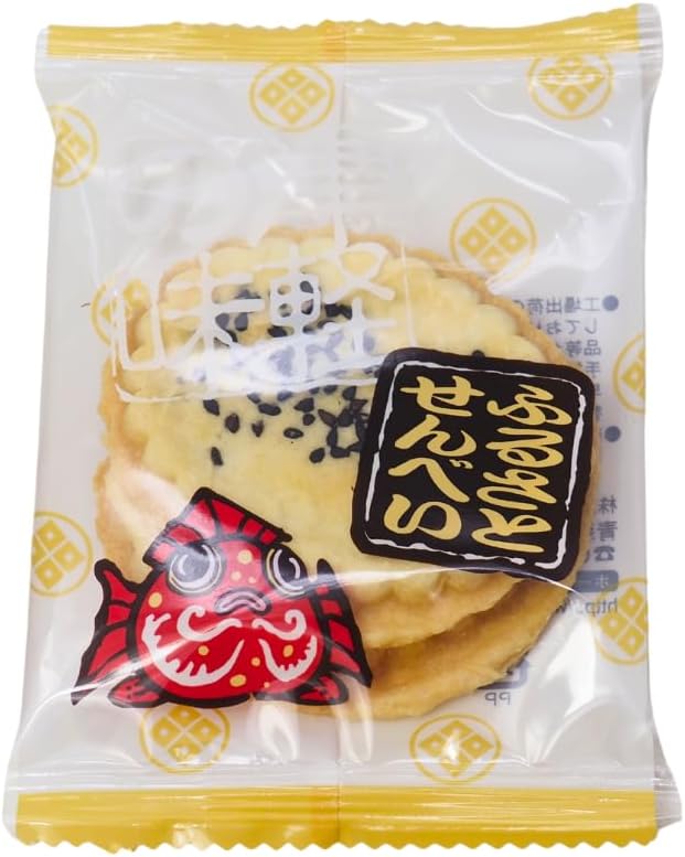 Shibukawa Neputa Rice Crackers, 40 Pieces Set, Tsugaru Senbei, Aomori Kuroishi