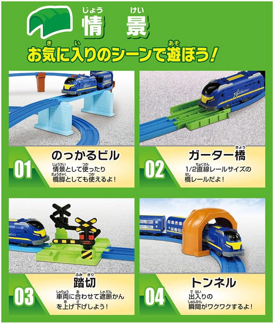 Takara Tomy Plarail Let's Move Your Town! Plarail Best Selection Set Train Toy for Ages 3 and Up