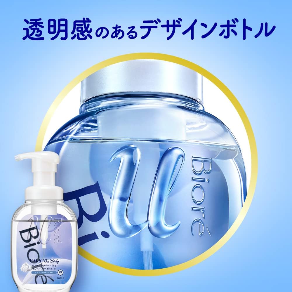 Bioreu The Body Foam Type, Refill, 26.7 fl oz (780 ml), High Lubrication Formula, Raw Foam Body Soap, Osmanthus Scented