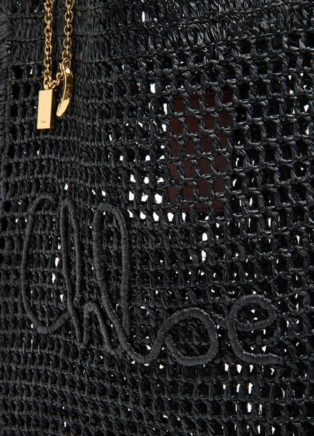 CHLOE Summer Banana crochet tote bag - Image 7
