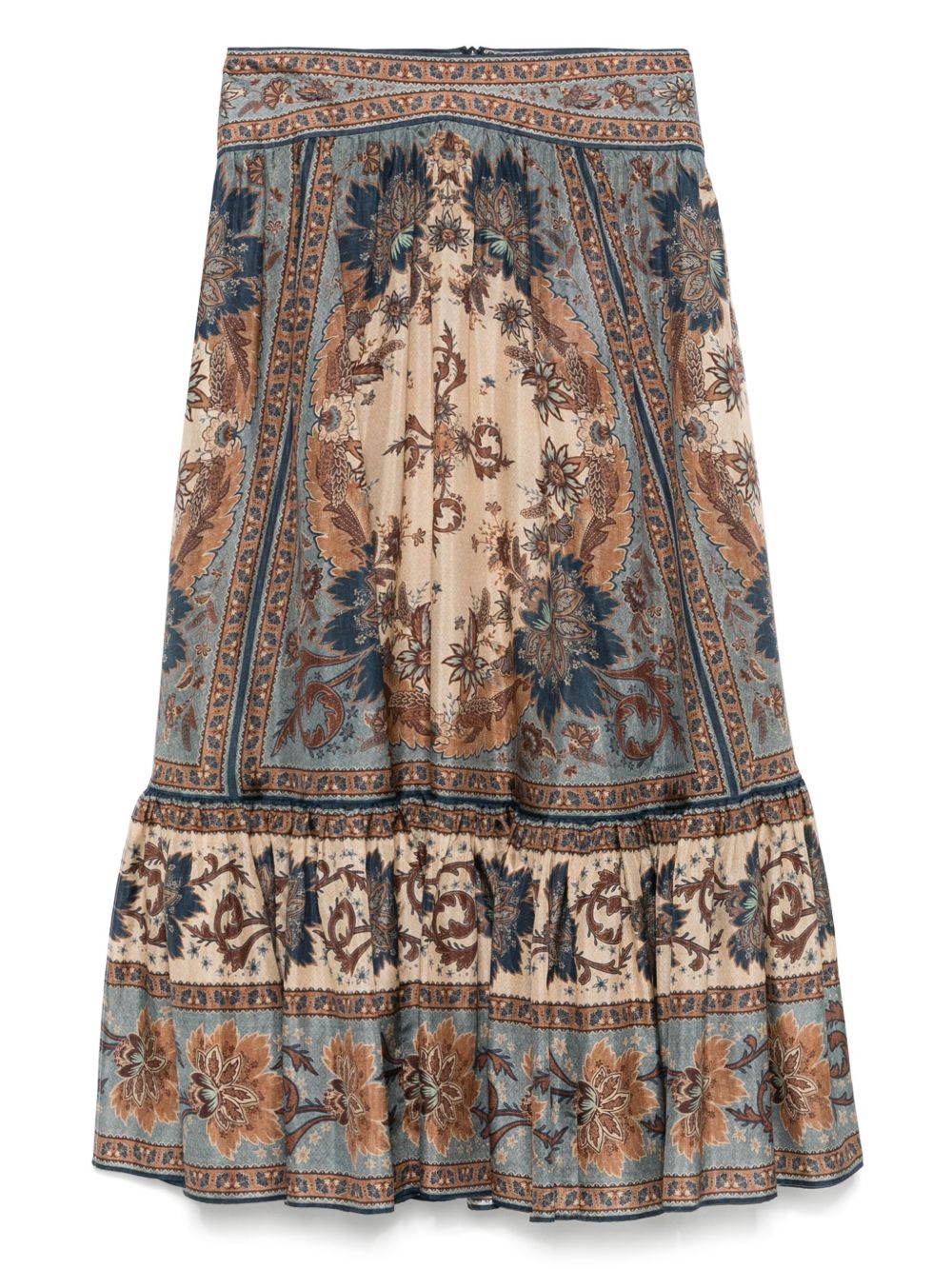 Zimmermann Zimmermann Ascensionプリントシルクスカート - Image 7
