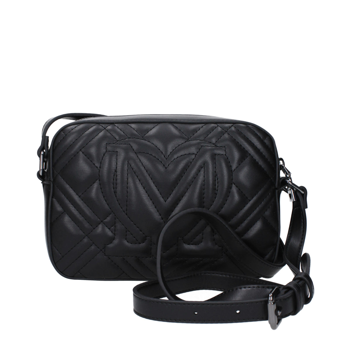 Moschino モスキーノのショルダーバッグが大好きな女性ポリウレタンブラック/ブラック - Image 7