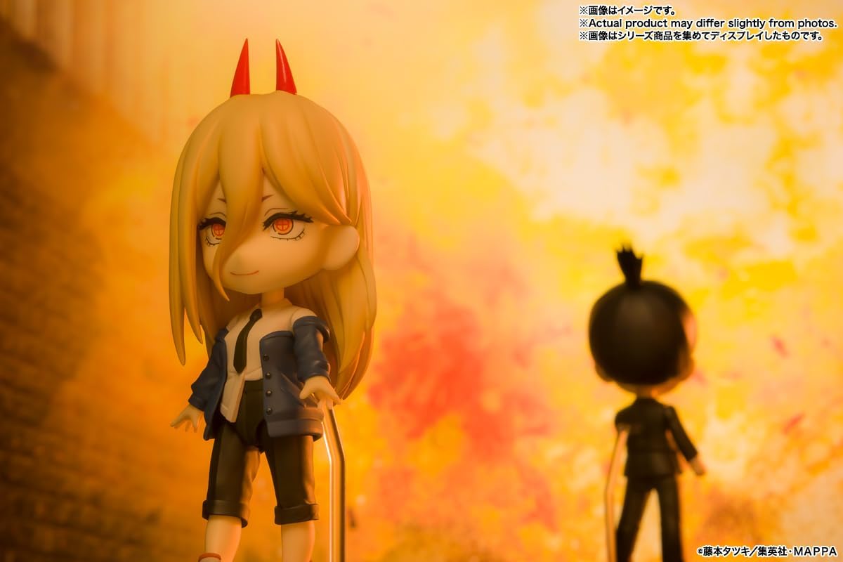 Figuarts Mini Chensoman Aki Hayakawa, Approx. 3.5 inches (90 mm), PVC & ABS, Pre-painted Action Figure BAS64951