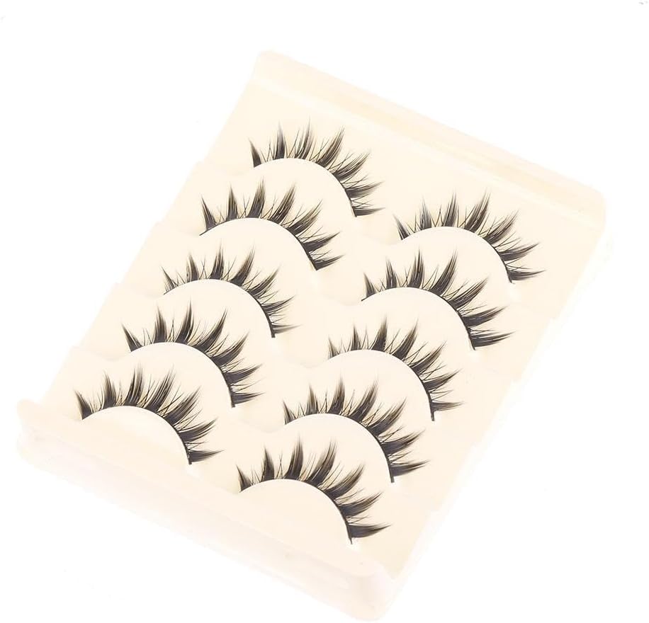 Fake Eyelash Hot Long Thick Beauty Makeup Fashion Natural for 5 Pairs/Set