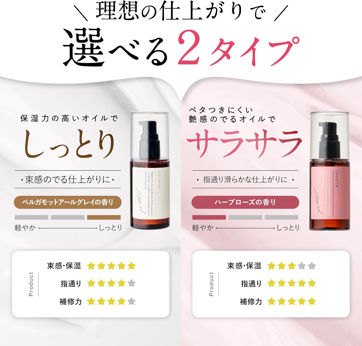 Cocone Hair Essence Oil, Hair Oil, Non-Washing, Hair Care, Organic, Botanical, For Beautiful, Smooth, Non-Sticky, Suitable for Whole Body, Hakumi Plus 3.4 fl oz (100 ml) / 1 Bottle (Al Grey Bergamot)