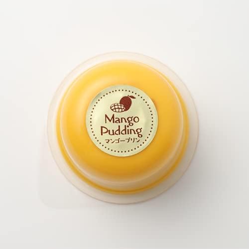 Exclusively Japanese Premium Mango Pudding | 1 Box 6 Pieces (115g x 6 pieces) | [Committed by the Established Yōkan Shop] | High-End Mango Gift Pudding High-End Pudding Gift Pudding Set High-End