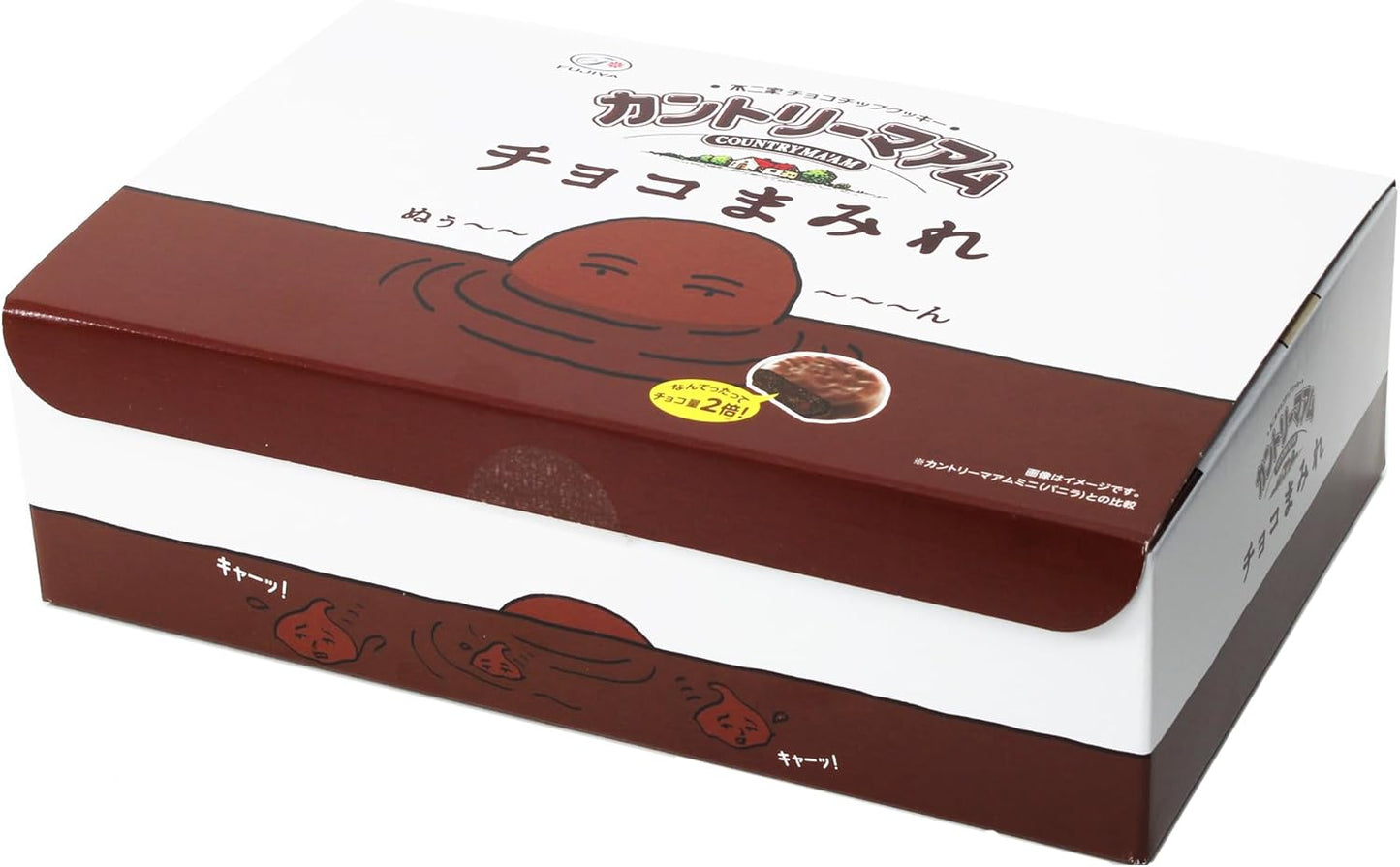 Fujiya Country Maam Chocolate Covered Large Capacity Box (17.6 oz (500 g)