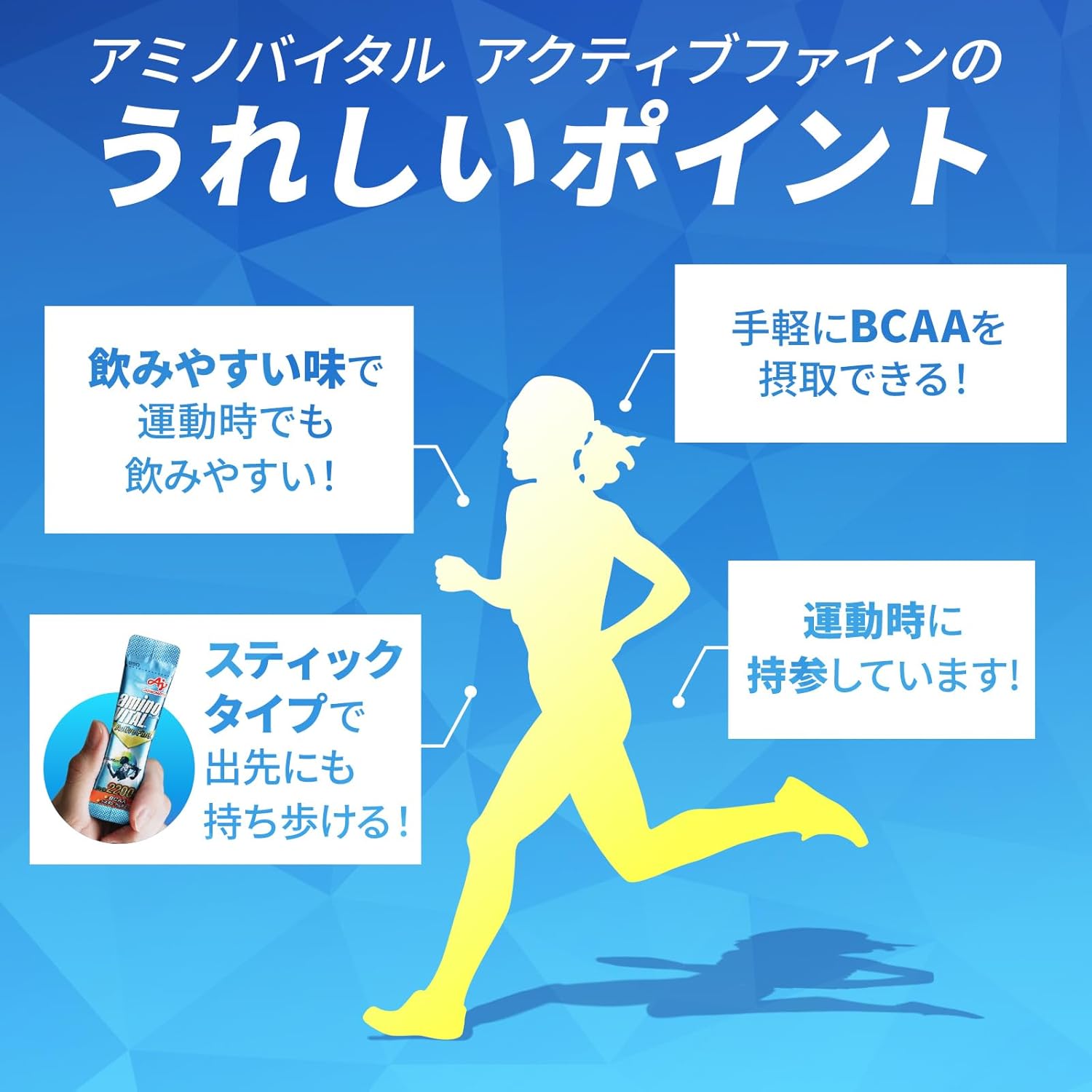 Amino Vital Ajinomoto Active Fine Grapefruit Flavor Granules, Box of 30, Amino Acids, 2,200 mg BCAA Conditioning